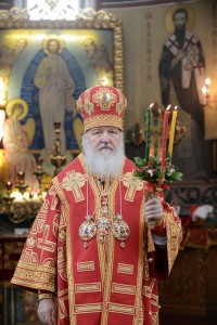 Святейший патриарх Московский и всея Руси Кирилл .